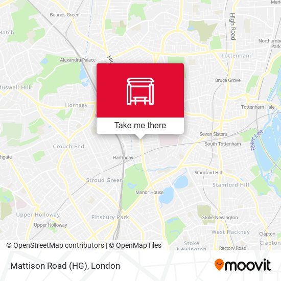 Mattison Road (HG) map