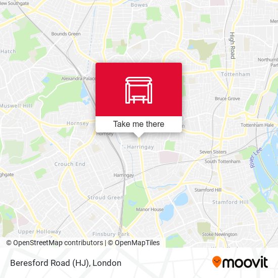 Beresford Road (HJ) map