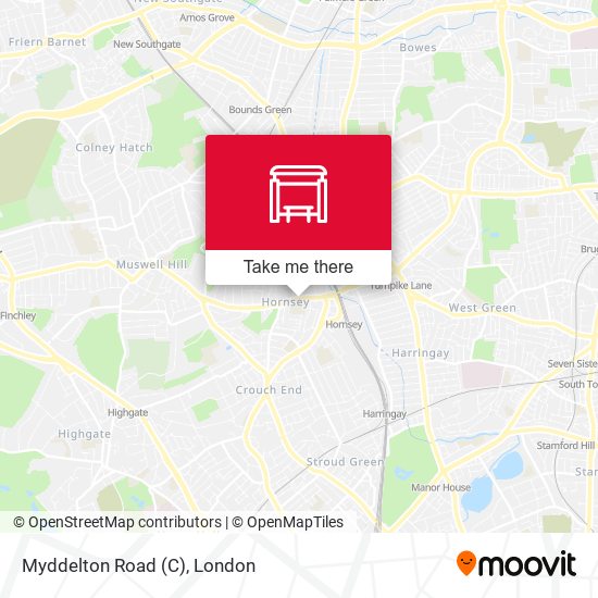 Myddelton Road (C) map