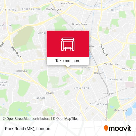 Park Road (MK) map