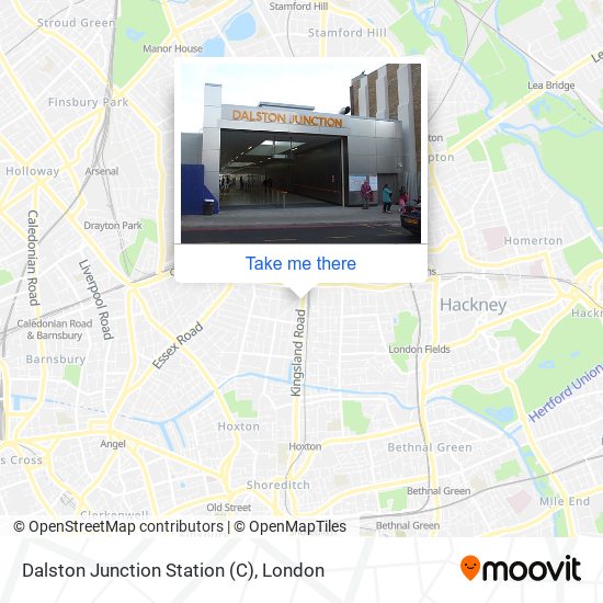 Dalston Junction Station (C) map