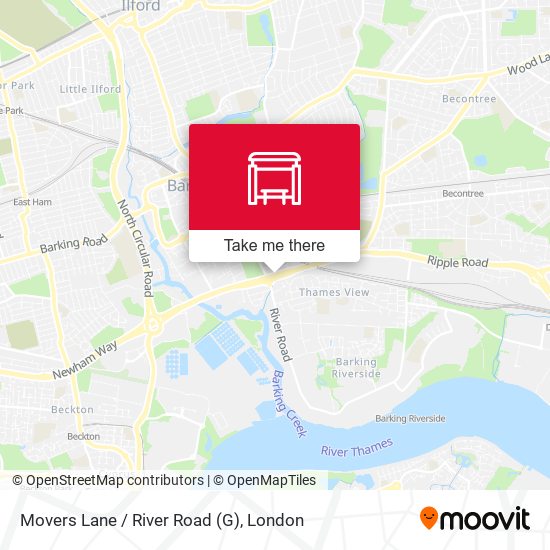 Movers Lane / River Road (G) map