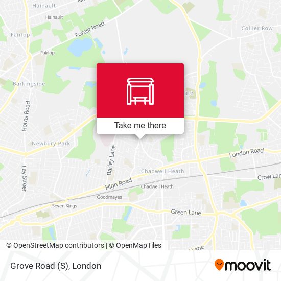 Grove Road (S) map