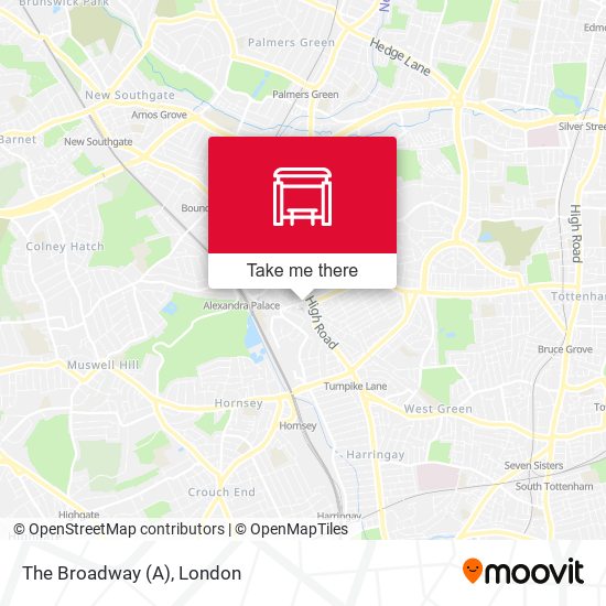 The Broadway (A) map