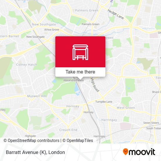 Barratt Avenue (K) map