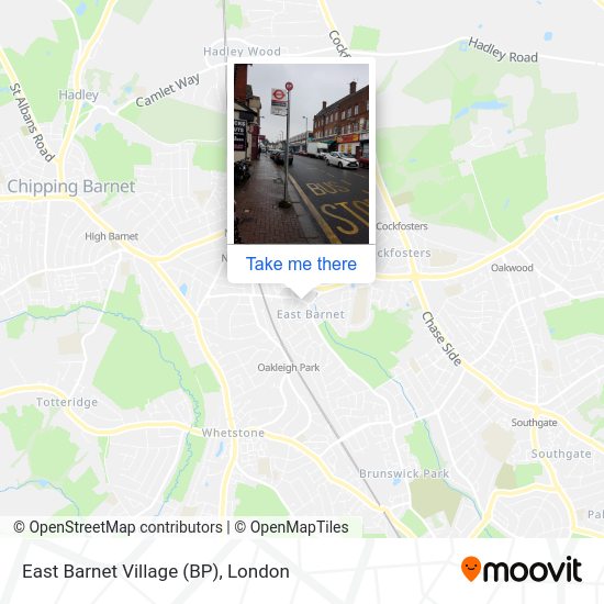 East Barnet Village (BP) map