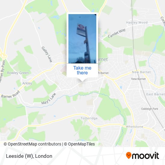 Leeside (W) map