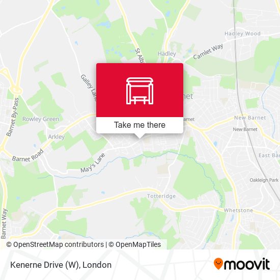 Kenerne Drive (W) map