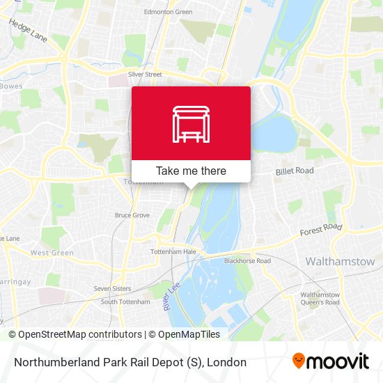 Northumberland Park Rail Depot (S) map