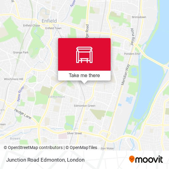 Junction Road Edmonton map