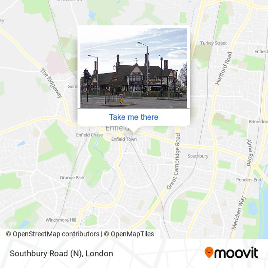 Southbury Road (N) map