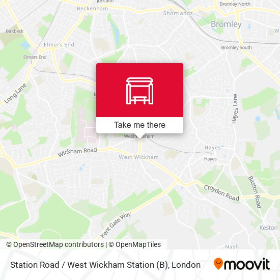 Station Road / West Wickham Station (B) map