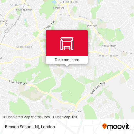 Benson School (N) map