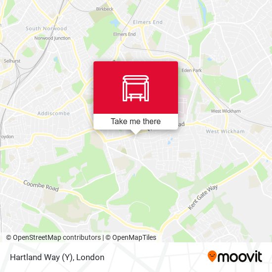 Hartland Way (Y) map
