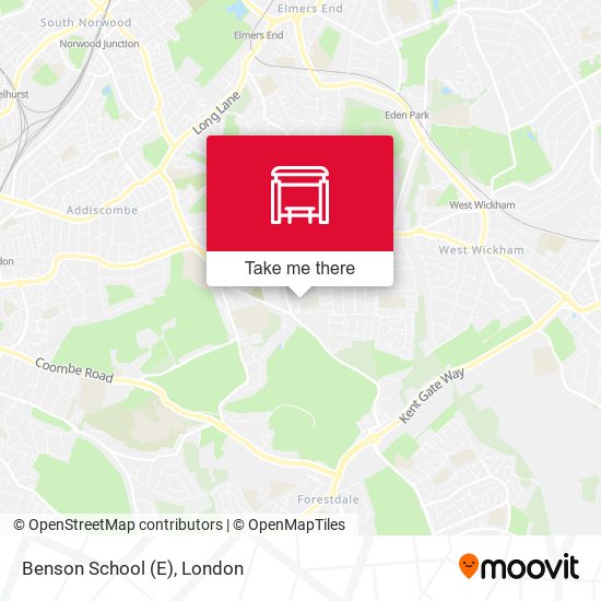 Benson School (E) map