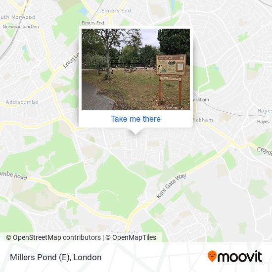 Millers Pond (E) map