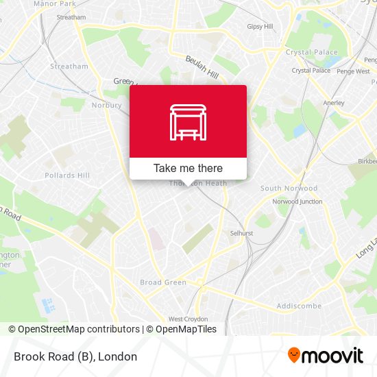 Brook Road map