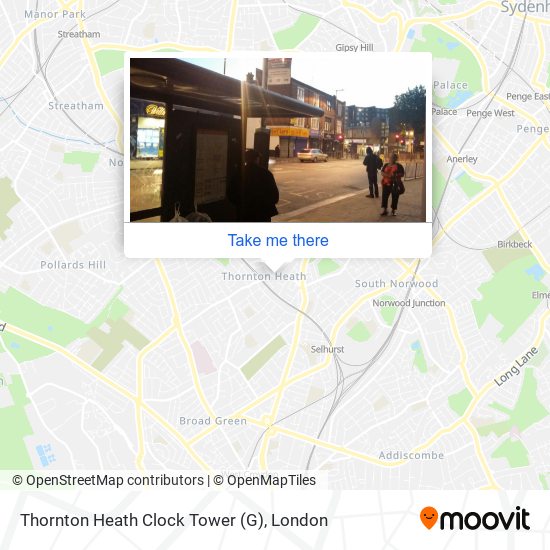 Thornton Heath Clock Tower (G) map