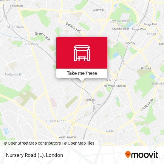 Nursery Road (L) map