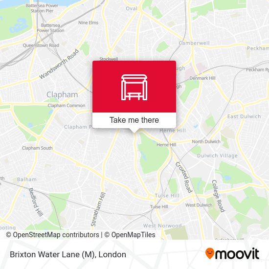 Brixton Water Lane (M) map
