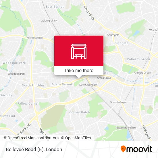 Bellevue Road (E) map