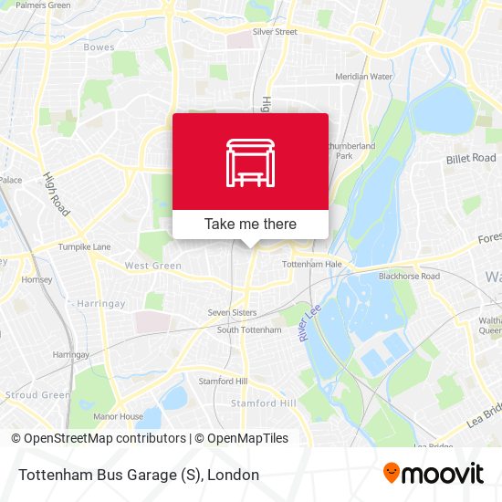 Tottenham Bus Garage (S) map