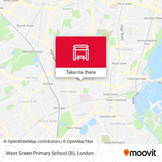 West Green Primary School (B) map