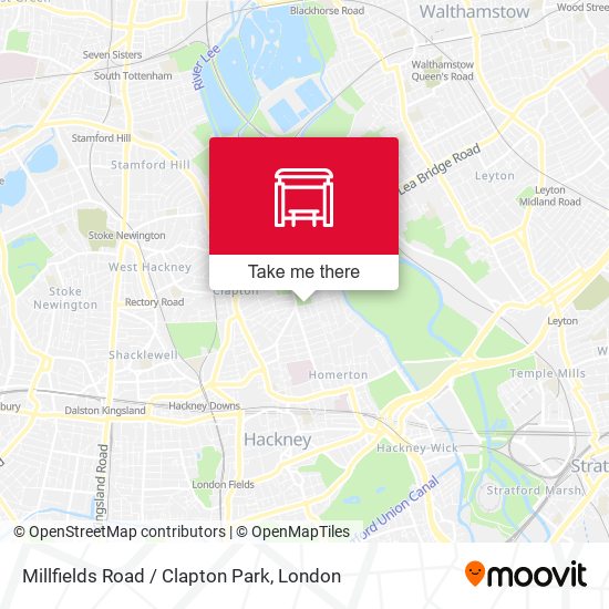 Millfields Road / Clapton Park map