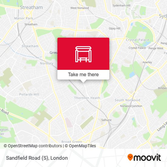Sandfield Road map