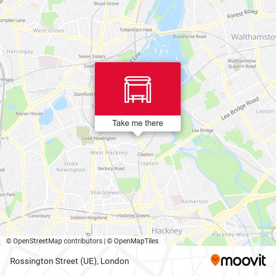 Rossington Street (UE) map