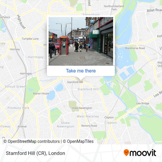 Stamford Hill (CR) map