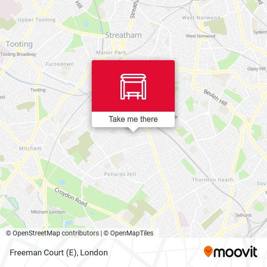 Freeman Court (E) map