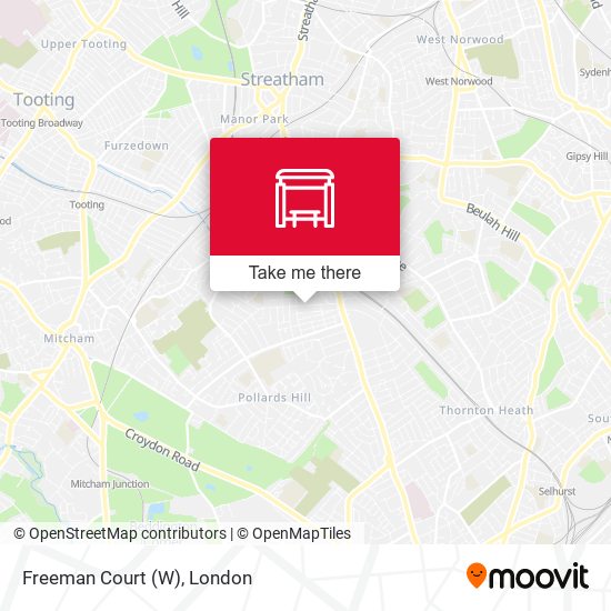 Freeman Court (W) map