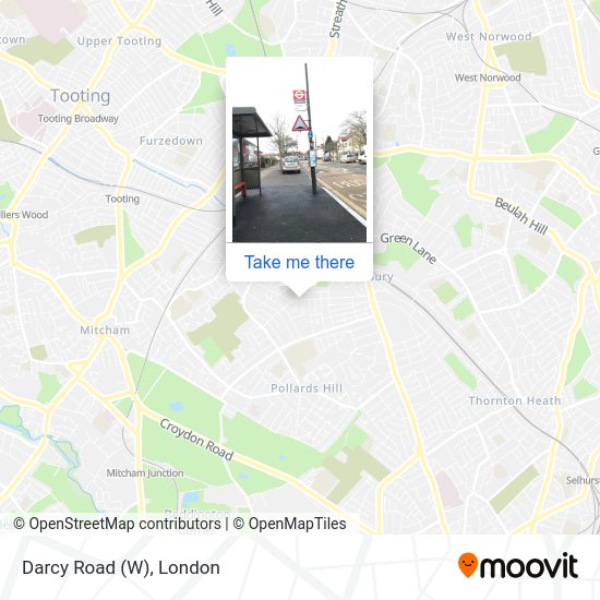 Darcy Road (W) map