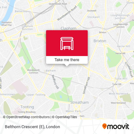 Belthorn Crescent (E) map