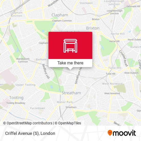 Criffel Avenue (S) map