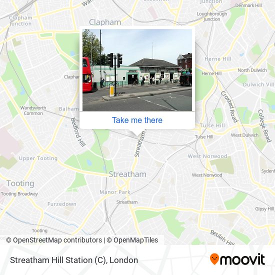 Streatham Hill Station (C) map