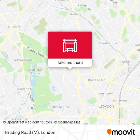 Brading Road (M) map