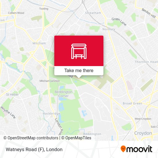 Watneys Road (F) map