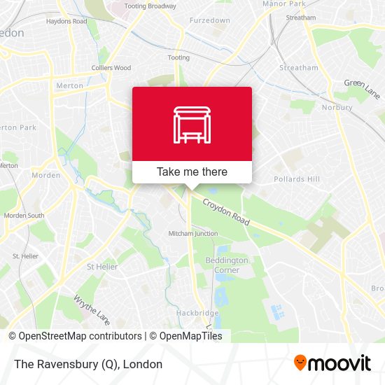 The Ravensbury (Q) map