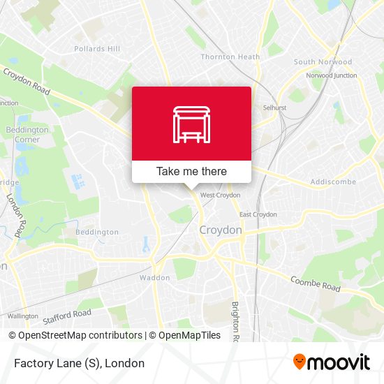 Factory Lane (S) map