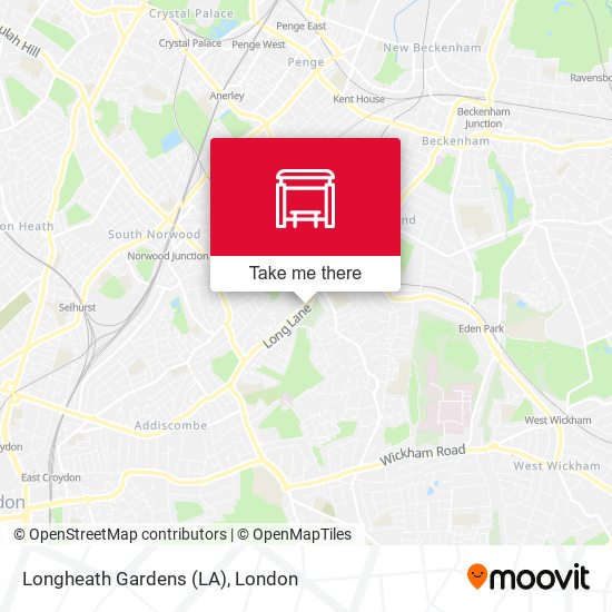 Longheath Gardens (LA) map