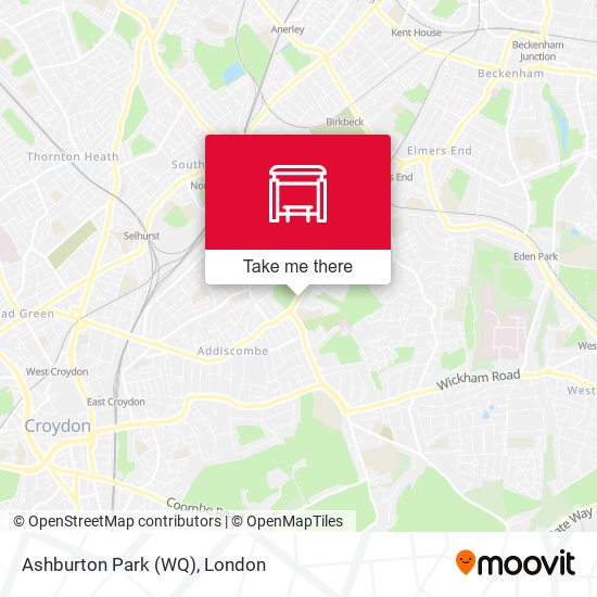 Ashburton Park (WQ) map