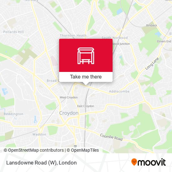 Lansdowne Road (W) map