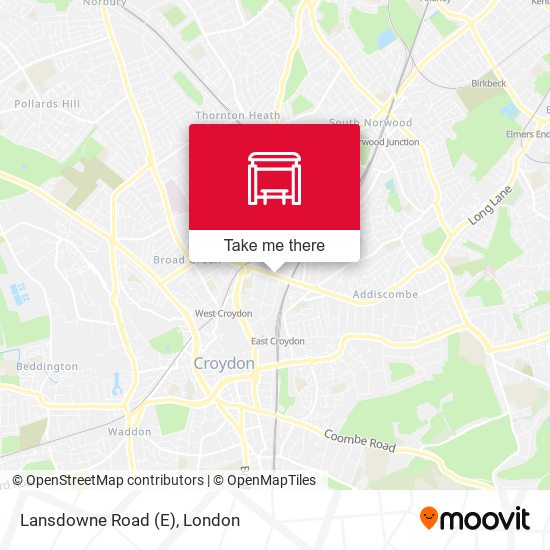 Lansdowne Road (E) map