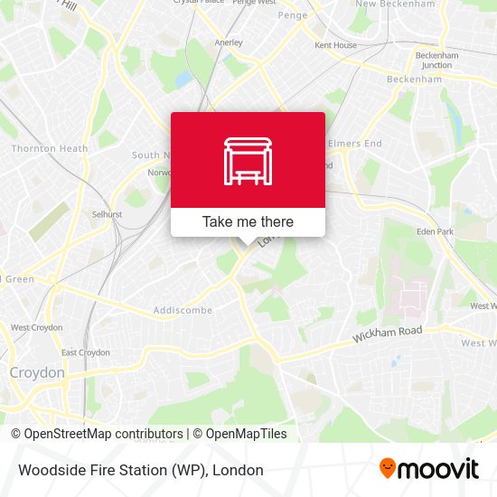 Woodside Fire Station (WP) map
