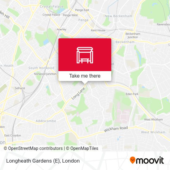 Longheath Gardens (E) map