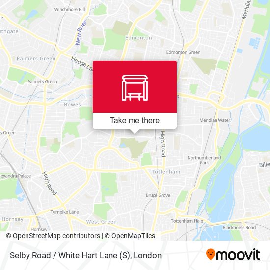 Selby Road / White Hart Lane map