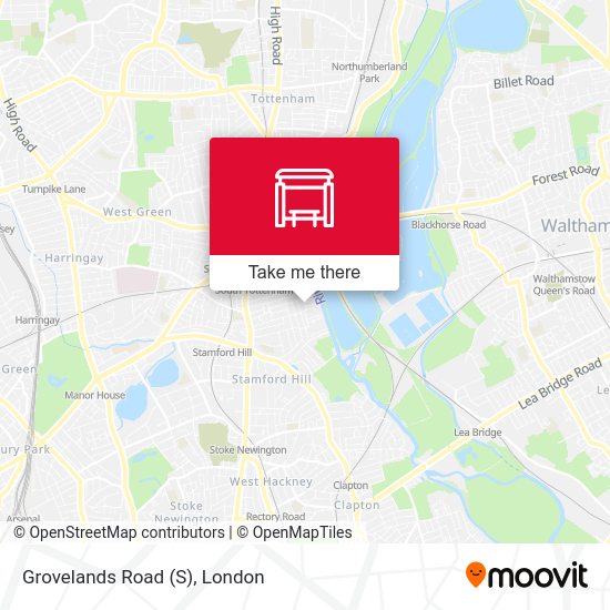 Grovelands Road (S) map