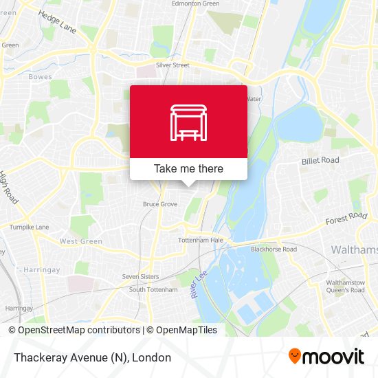 Thackeray Avenue (N) map
